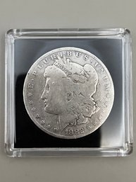 Beautiful 1882 Morgan Silver Dollar In Plastic Case