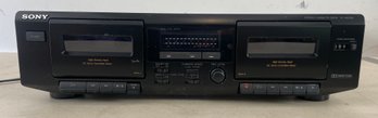 Sony Stereo Dual Cassette Deck Tape Player