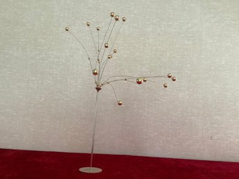 Brass Ball Tree Sculpture