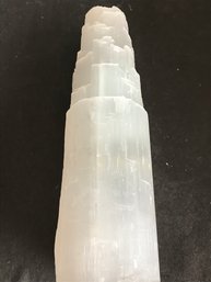 Selenite Tower, 6 LB, 12 Inch Tall