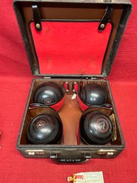 Vintage Hemselite Lawn Bowling Balls From Australia