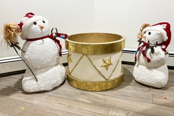 Large Holiday Snowmen And More!