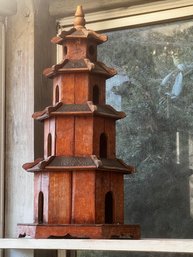 Hand Crafted Asian Inspired Bird House