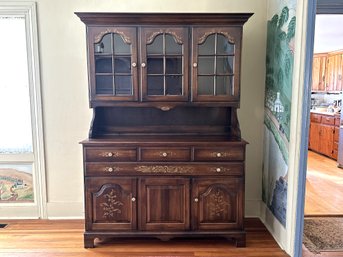 A Beautiful Vintage Buffet & Hutch By Hitchcock