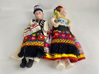 Vintage Hungarian Folk Dolls (2)