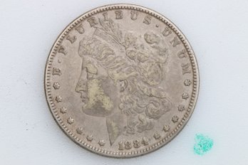 1884  Silver Morgan Dollar Coin