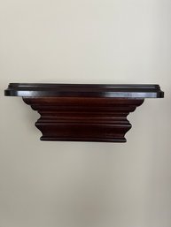 Pair Of Mahogany Accent Shelves