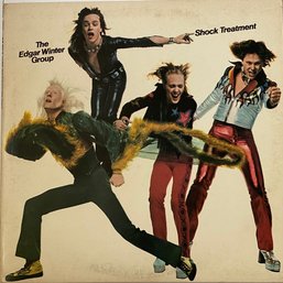 EDGAR WINTER GROUP  - Shock Treatment - 1974 -  PE 32461 LP WITH INNER SLEEVE