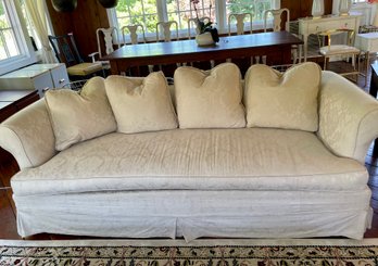 Slipcovered Sofa With Down Filled Pillows By Expressions Furniture, St. Louis MO