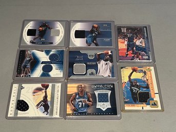 Lot Of 8 Kevin Garnett Jersey Basketball Cards