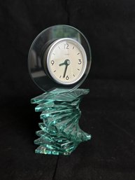 Glass Linden Clock