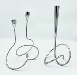 Blak Blum Loop Candle Holder And Bud Vase