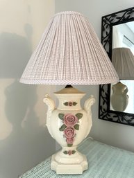 Rose Trim Ceramic Table Lamp