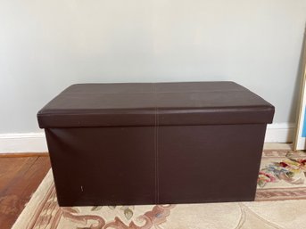 Faux Leather Storage Box