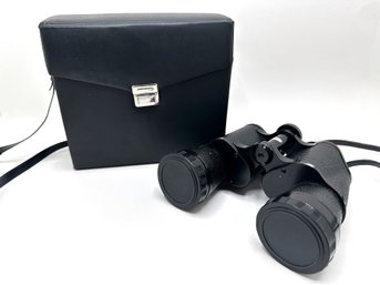 Vintage Binolux Binoculars In Original Case, 20x50