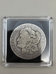 Beautiful 1899-O Morgan Silver Dollar In Plastic Case