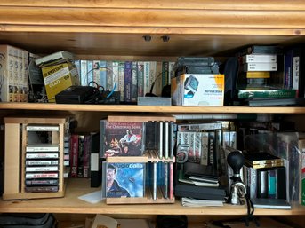 Vintage Meda:  VHS, Cassettes, CDs