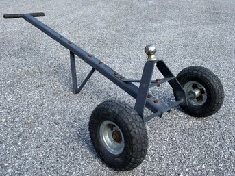A Yard Cart Trailer Hand Truck - Great Way To Move Carts Around!