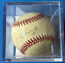 Chipper Jones Autographed Baseball With JSA Certification