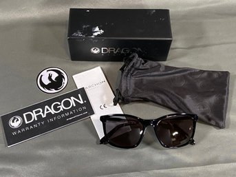 Marchon Dragon Jake Shiny Black / Grey #3 Sunglasses DR524S New In Box NIB