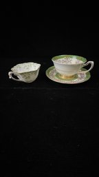 Royal Grafton Bone China Tea Cup And Saucer And Foley Tea Cup