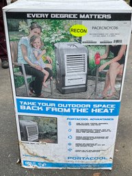 Portacool Cyclone 1000 Portable Evaporative Cooler For Outdoors-Reconditioned-Lot 1-See Description