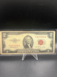 1953 $2 Note Red Seal