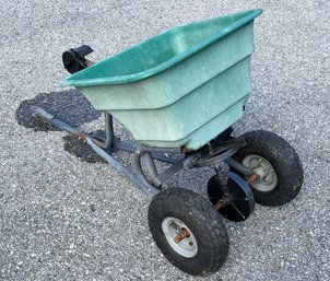 A Professional Seeder Trailer With Hitch Attachment