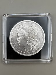 Beautiful 1890-O Morgan Silver Dollar In Plastic Case