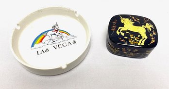 Pairing Of Unicorn Themed Tabletop Items