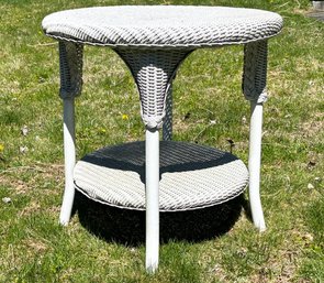 A Wicker Side Table