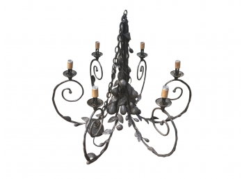 Large Iron Chandelier