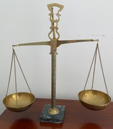 Brass And Marble Scale