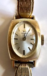 Vintage 14 Carat Gold Omega Watch With Champion Band