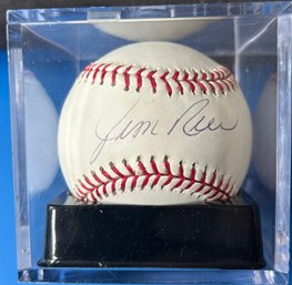 Jim Rice Autographed Baseball