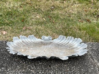 Sea Shell Bird Bath For Garden