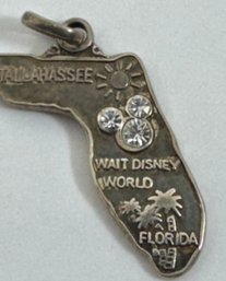 AUTHENTIC WALT DISNEY WORLD STERLING SILVER TALLAHASSEE CHARM