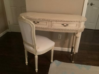 Distressed Vanity /hall Table / Desk & Chair