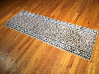 Very Nice Hand Made Oriental Style Runner By STANTON RUG COMPANY - Measures 27' X 74' No Fringe - Bound Edges