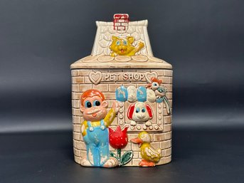 Vintage Cookie Jar: Pet Shop