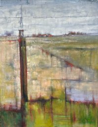 I See A Farm ~ Abstract  Oil ~ Steve Nan