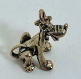 VINTAGE WALT DISNEY STERLING SILVER PLUTO CHARM