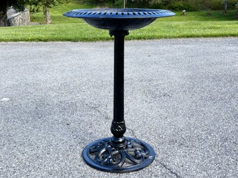 A Vintage Cast Iron Bird Bath - Restored