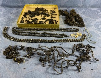 Vintage & Antique Jewelry - Bits & Pieces - Mourning Beads, Flapper Beads
