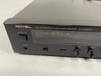 Rotel RTC-940AX Tuner Receiver Pre Amplifier Tested Works