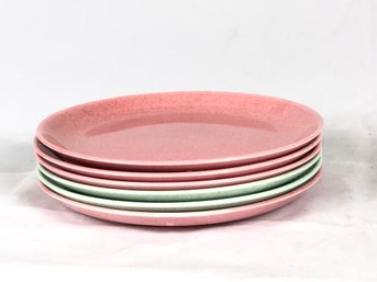 Green And Pink Dish Set