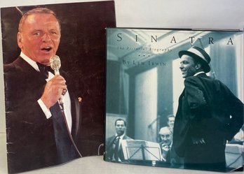 Frank Sinatra Book & Concert Program W/ Ticket Stub