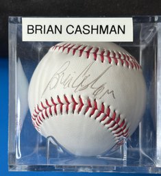 Brian Cashman Autographed Baseball - New York Yankees