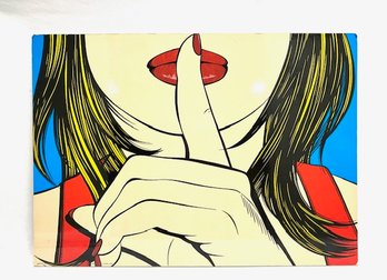 Sssshhh By Deborah Azzopardi Gallery Mounted Pop Art Print
