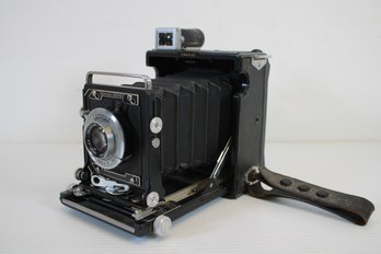 Mint Medium Format Century Graflex With Working 103mm Graflex Trioptar In A Century Shutter